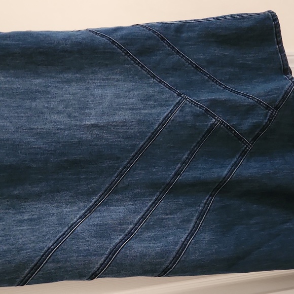 Vintage AVENUE Denim skirt Size 14/16 - Picture 5 of 5